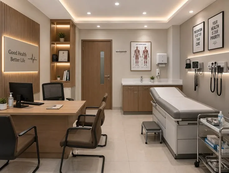 Medical office or front desk hero
