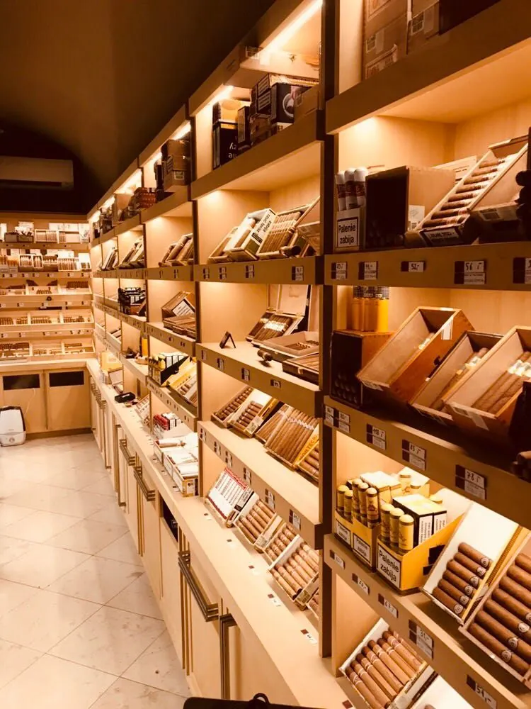 The shop counter or checkout