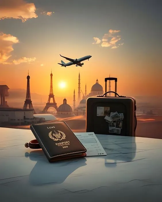 Premium travel checkout or airline counter